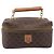 Céline Borsa Vanity a mano con catena CELINE Macadam Canvas PVC Pelle Marrone Oro Auth 199112A D'oro - vista 13