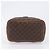 Céline Borsa Vanity a mano con catena CELINE Macadam Canvas PVC Pelle Marrone Oro Auth 199112A D'oro - vista 5