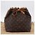 LOUIS VUITTON Borsa a tracolla Monogram Petit Noe M42226 LV Auth 194171SAV Monogramma - vista 12