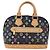 Borsa a mano LOUIS VUITTON Monogram Multicolor Alma Nera M92646 LV Auth BA15314V Nero - vista 13