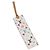 LOUIS VUITTON Monogram Multicolor Mark Page Kadu Bookmark M99196 LV Auth 198559V White