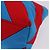 Borsa Tote con Catena Miu Miu Canvas Red Blue Auth BA15319V Rosso - vista 10