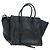 Céline Borsa a mano CELINE Luggage Phantom in pelle nera autentica am12412M Nero
