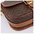 Céline Borsa a Tracolla CELINE Macadam PVC Pelle Marrone Tono Oro Auth BA15351 - vista 14