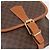 Céline Borsa a Tracolla CELINE Macadam PVC Pelle Marrone Tono Oro Auth BA15351 - vista 17