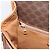Céline Borsa a Tracolla CELINE Macadam PVC Pelle Marrone Tono Oro Auth BA15351 - vista 22