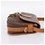 Céline Borsa a Tracolla CELINE Macadam PVC Pelle Marrone Tono Oro Auth BA15351 - vista 4