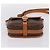 Céline Borsa a Tracolla CELINE Macadam PVC Pelle Marrone Tono Oro Auth BA15351 - vista 5