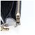 Borsa a tracolla con catena PRADA in pelle nera e oro Auth 199037SAM Nero D'oro - vista 23