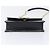 Borsa a tracolla con catena PRADA in pelle nera e oro Auth 199037SAM Nero D'oro - vista 5