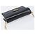 Borsa a tracolla con catena PRADA in pelle nera e oro Auth 199037SAM Nero D'oro - vista 6