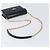 Borsa a tracolla con catena PRADA in pelle nera e oro Auth 199037SAM Nero D'oro - vista 7