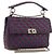 Borsa a tracolla Valentino Rock Studs Chain in pelle 2way Navy Gold Auth 198645M D'oro Blu navy