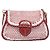 Borsa a tracolla PRADA in pelle Bianco Rosso Auth 196589A - vista 13