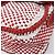 Borsa a tracolla PRADA in pelle Bianco Rosso Auth 196589A - vista 9