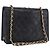 Borsa a tracolla CHANEL Matelasse con catena in pelle d'agnello nera e oro CC Auth 199673V Nero D'oro