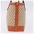 Borsa Tote GUCCI GG Canvas Orange Gold 269878 Auth ki6812V D'oro Arancione - vista 3