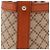 Borsa Tote GUCCI GG Canvas Orange Gold 269878 Auth ki6812V D'oro Arancione - vista 4