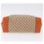 Borsa Tote GUCCI GG Canvas Orange Gold 269878 Auth ki6812V D'oro Arancione - vista 6
