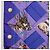 Hermès Foulard HERMES Carre 90 Seta Viola Auth 195459M Porpora - vista 5