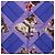 Hermès Foulard HERMES Carre 90 Seta Viola Auth 195459M Porpora - vista 6