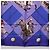 Hermès Foulard HERMES Carre 90 Seta Viola Auth 195459M Porpora - vista 9