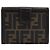 Portafoglio FENDI Zucca Canvas Mamma Baguette Nero Marrone Auth 199786A - vista 13