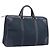 Borsa a mano Christian Dior Trotter Canvas Navy Gold Auth 199593 D'oro Blu navy