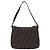 Borsa a tracolla FENDI Zucca Canvas Mamma Baguette Nero Marrone Auth 197893A - vista 2