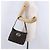 Borsa a tracolla FENDI Zucca Canvas Mamma Baguette Nero Marrone Auth 197893A - vista 25