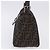 Borsa a tracolla FENDI Zucca Canvas Mamma Baguette Nero Marrone Auth 197893A - vista 3