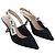 Décolleté Slingback Christian Dior in pelle nera Auth 196738M Nero