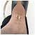 Décolleté Slingback Christian Dior in pelle nera Auth 196738M Nero - vista 23