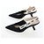 Décolleté Slingback Christian Dior in pelle nera Auth 196738M Nero - vista 4