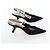 Décolleté Slingback Christian Dior in pelle nera Auth 196738M Nero - vista 5