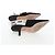 Décolleté Slingback Christian Dior in pelle nera Auth 196738M Nero - vista 6