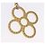 LOUIS VUITTON Bijoux Sac Tapage Key Holder Gold M65090 LV Auth 199731 D'oro - vista 4