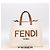 Borsa a mano FENDI Zucca Canvas 2way White Silver Auth ka5858M Argento Bianco - vista 12