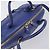 Borsa a mano Salvatore Ferragamo in pelle 2way blu tono oro Auth 200138A - vista 6