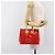Borsa a mano LOUIS VUITTON Monogram Vernis Reade PM Rouge M91088 LV Auth ep15737A Rosso - vista 23