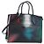 Borsa a mano LOUIS VUITTON City Steamer MM in pelle nera e argento LV Auth 195902SM Nero