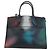 Borsa a mano LOUIS VUITTON City Steamer MM in pelle nera e argento LV Auth 195902SM Nero - vista 13
