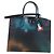 Borsa a mano LOUIS VUITTON City Steamer MM in pelle nera e argento LV Auth 195902SM Nero - vista 4