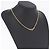 Collana Christian Dior Metallo Tono Oro Auth 197923 - vista 12