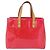 Borsa a mano LOUIS VUITTON Monogram Vernis Reade PM Fuchsia Pink M91221 Auth 198550A Rosa Fuschia - vista 13