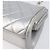 CHANEL Pochette a spalla con catena in pelle Matelassé Silver CC Auth 197202A Argento - vista 14