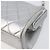CHANEL Pochette a spalla con catena in pelle Matelassé Silver CC Auth 197202A Argento - vista 16