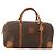 Céline Borsa Boston CELINE Macadam Canvas PVC Leather Brown Gold Auth BA15139 Marrone D'oro