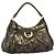 Borsa a Tracolla GUCCI Vernice Verde Tono Oro 189833 Auth 200154 - vista 13