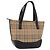 Borsa a mano BURBERRY Nova Check Canvas Beige Auth 199610